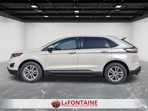 White Platinum Clearcoat Metallic 2016 Ford Edge SEL