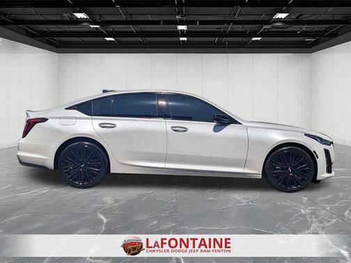 Crystal White 2022 Cadillac CT5 Premium Luxury