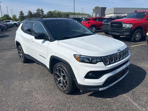 Bright White Clearcoat 2024 Jeep Compass Limited