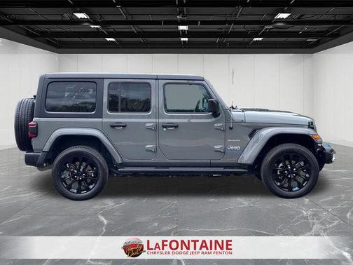 Sting-Gray Clearcoat 2023 Jeep Wrangler 4xe Sahara