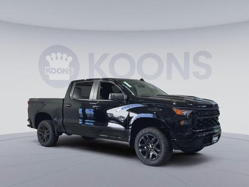 Black 2026 Chevrolet Silverado 1500 Custom Trail Boss