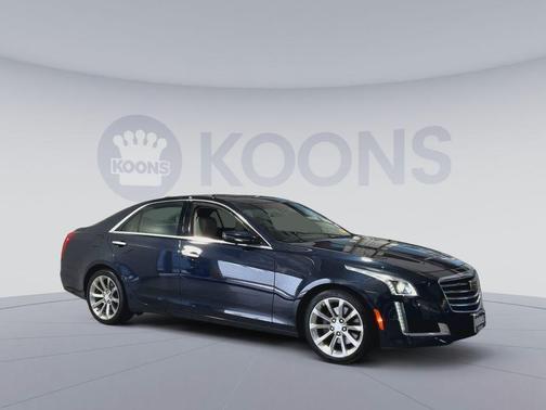 Dark Adriatic Blue Metallic 2017 Cadillac CTS 2.0L Turbo Luxury