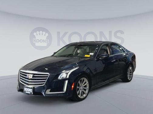 Dark Adriatic Blue Metallic 2017 Cadillac CTS 2.0L Turbo Luxury