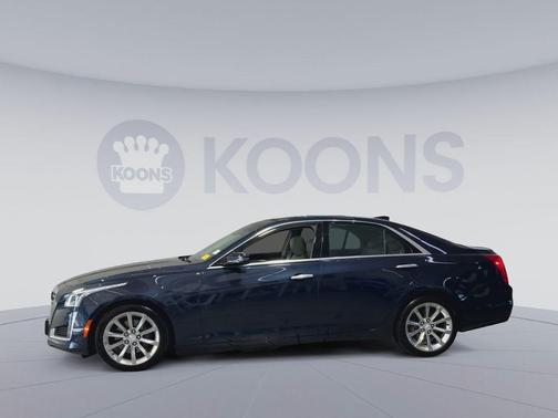 Dark Adriatic Blue Metallic 2017 Cadillac CTS 2.0L Turbo Luxury