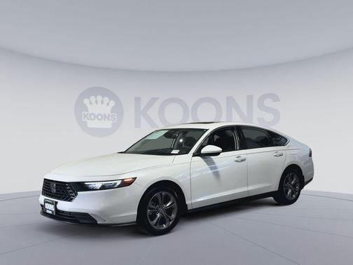 Platinum White Pearl 2024 Honda Accord EX