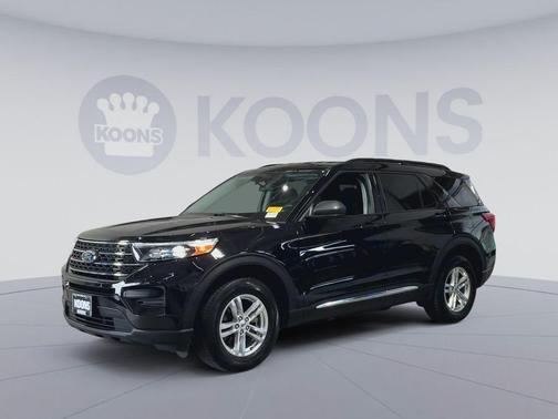 AGATE BLACK METALLIC 2023 Ford Explorer XLT
