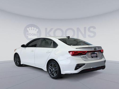 Clear White 2021 Kia Forte GT-Line