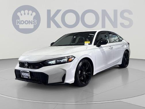 Platinum White Pearl 2025 Honda Civic Si Base