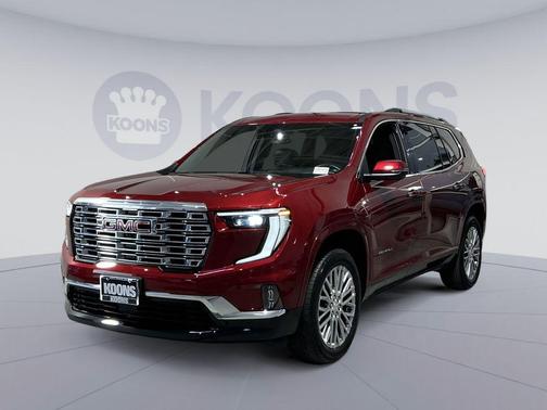 Volcanic Red Tintcoat 2025 GMC Acadia Denali
