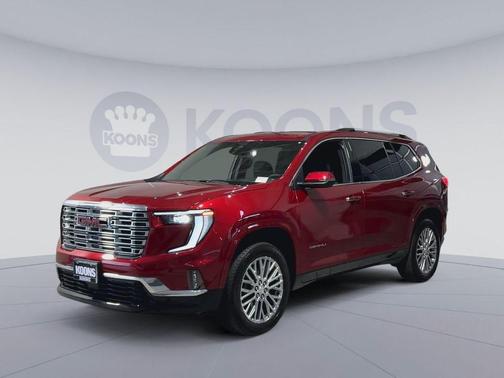 Volcanic Red Tintcoat 2025 GMC Acadia Denali