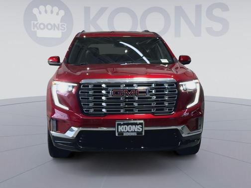Volcanic Red Tintcoat 2025 GMC Acadia Denali