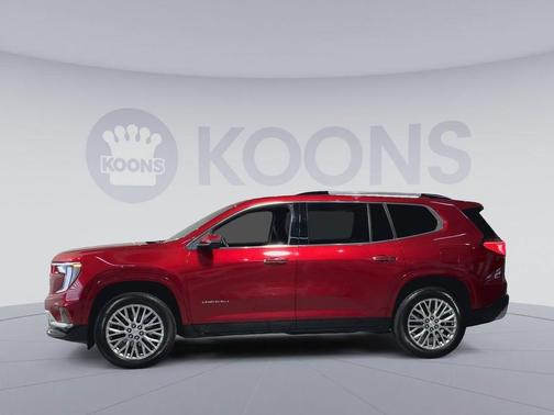 Volcanic Red Tintcoat 2025 GMC Acadia Denali