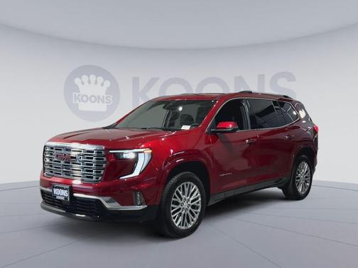 Volcanic Red Tintcoat 2025 GMC Acadia Denali