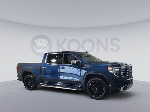 Pacific Blue Metallic 2023 GMC Sierra 1500 Denali
