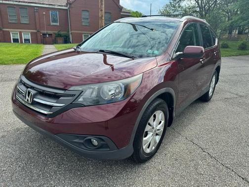 Burgundy 2014 Honda CR-V EX-L