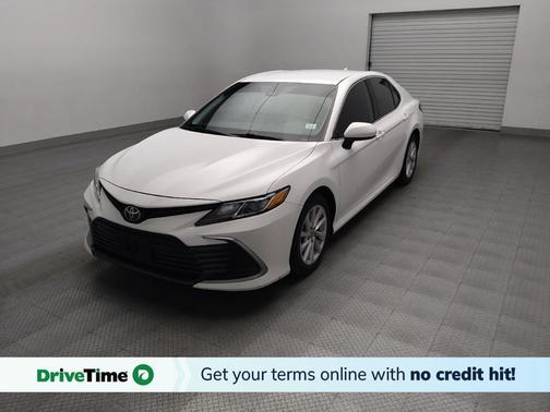 Super White 2021 Toyota Camry LE
