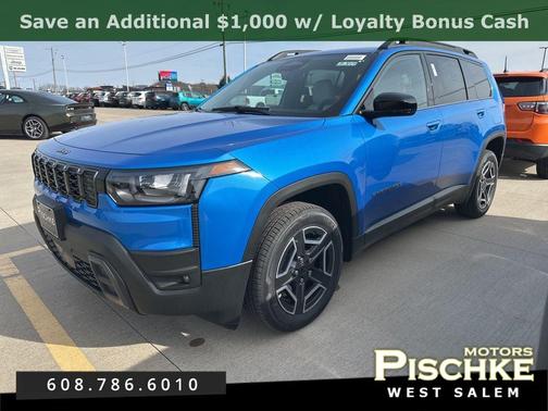 Hydro Blue Pearlcoat 2026 Jeep Cherokee Limited