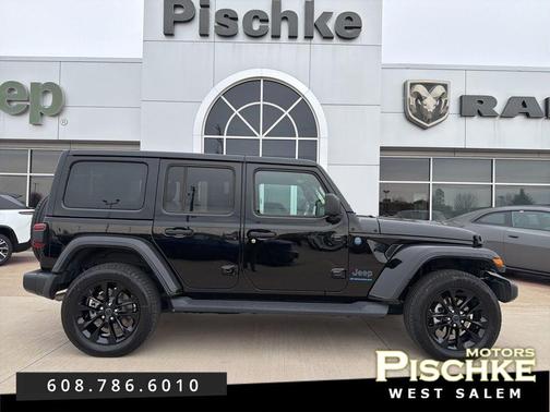 Black Clearcoat 2025 Jeep Wrangler 4xe Sahara