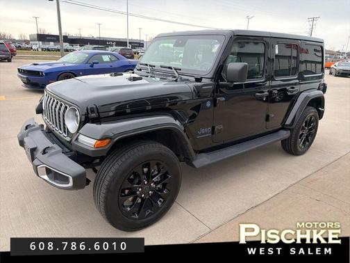 Black Clearcoat 2025 Jeep Wrangler 4xe Sahara