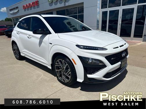 Lunar White 2023 Hyundai KONA N Line