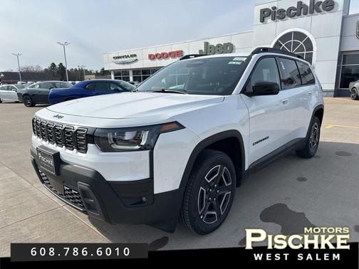 Bright White Clear-Coat Exterior Paint 2026 Jeep Cherokee Laredo 4x4