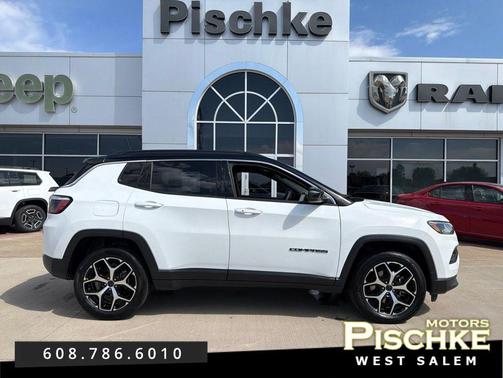 Bright White Clearcoat 2025 Jeep Compass Limited