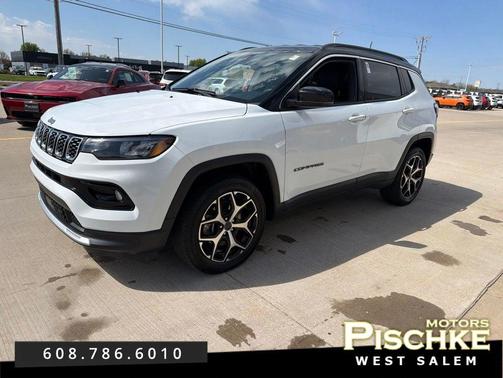 Bright White Clearcoat 2025 Jeep Compass Limited
