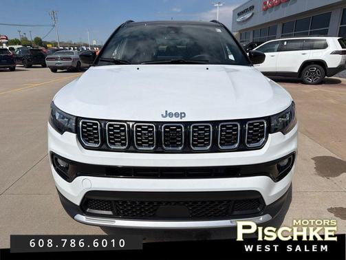 Bright White Clearcoat 2025 Jeep Compass Limited
