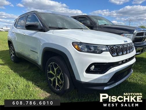 Bright White Clearcoat 2025 Jeep Compass Limited