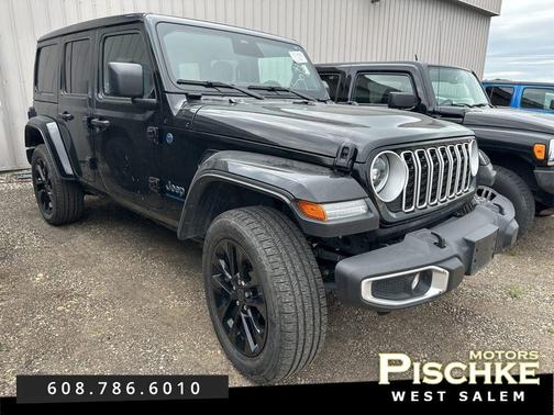 Black Clearcoat 2025 Jeep Wrangler 4xe Sahara