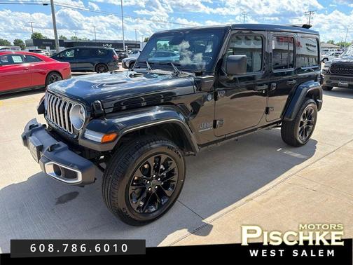 Black Clearcoat 2025 Jeep Wrangler 4xe Sahara