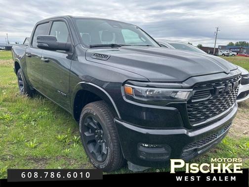 Diamond Black Crystal Pearlcoat 2025 RAM 1500 Big Horn/Lone Star