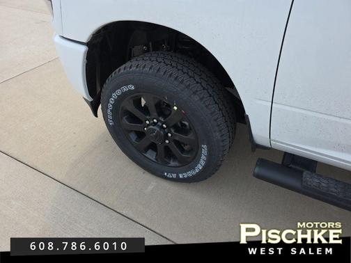 Bright White Clearcoat 2026 RAM 2500 Black Express Crew Cab 4x4 6'4' Box