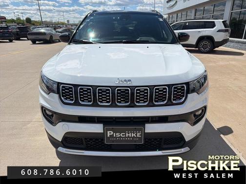 Bright White Clearcoat 2025 Jeep Compass Limited