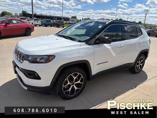 Bright White Clearcoat 2025 Jeep Compass Limited