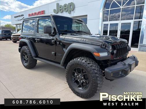 Black Clearcoat 2024 Jeep Wrangler Willys