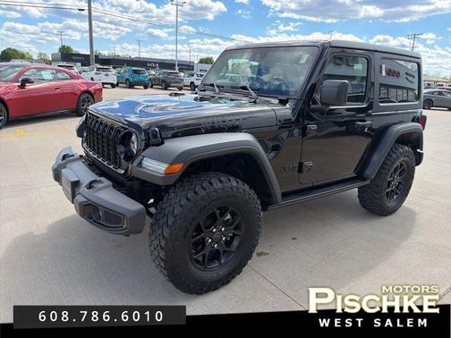 Black Clearcoat 2024 Jeep Wrangler Willys