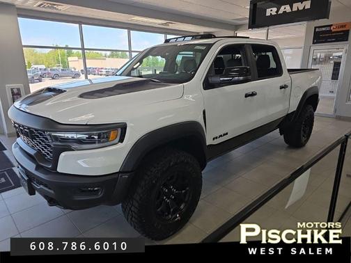 Bright White Clear-Coat Exterior Paint 2026 RAM 1500 RHO Crew Cab 4x4 5'7' Box