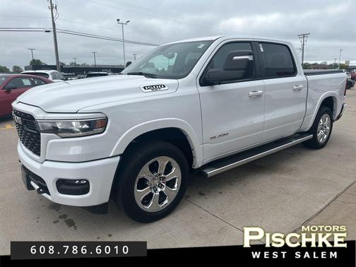 Bright White Clearcoat 2025 RAM 1500 Lone Star