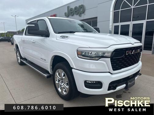 Bright White Clearcoat 2025 RAM 1500 Lone Star