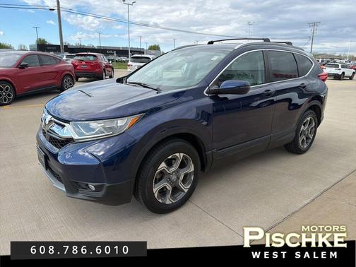 Obsidian Blue Pearl 2018 Honda CR-V EX