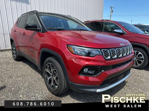 Red Hot Pearlcoat 2025 Jeep Compass Limited