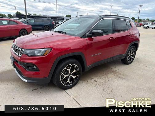 Red Hot Pearlcoat 2025 Jeep Compass Limited