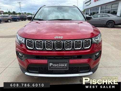 Red Hot Pearlcoat 2025 Jeep Compass Limited
