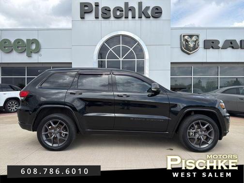 Diamond Black Crystal Pearlcoat 2021 Jeep Grand Cherokee 80th Anniversary 4x4