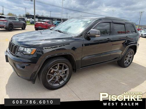 Diamond Black Crystal Pearlcoat 2021 Jeep Grand Cherokee 80th Anniversary 4x4