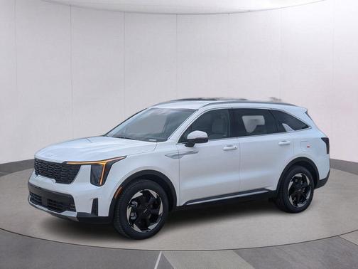 Snow White Pearl 2026 Kia Sorento Hybrid EX