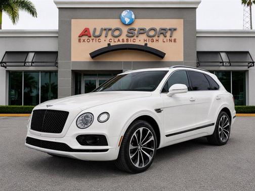 White 2019 Bentley Bentayga V8