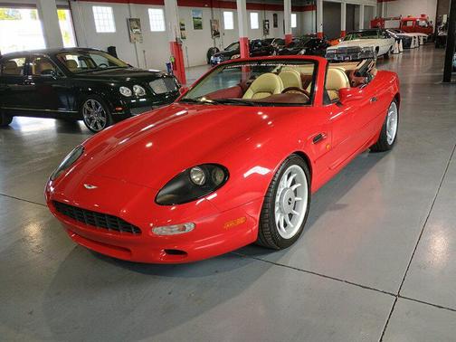 Red 1997 Aston Martin DB7 Volante