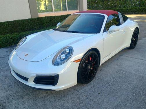 White 2018 Porsche 911 Targa 4S